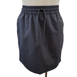 THE NORTH FACE Black Drawstring Waist Active Skirt size S